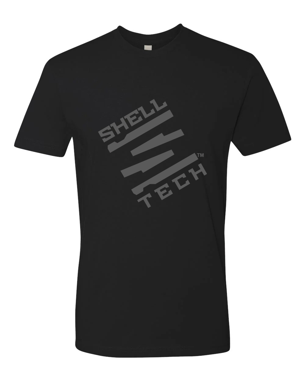 Shell Tech Logo On Front Of Black Classic T-Shirt