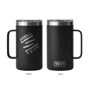 Shell Tech Ammo Branded Yeti Rambler 24 - Black