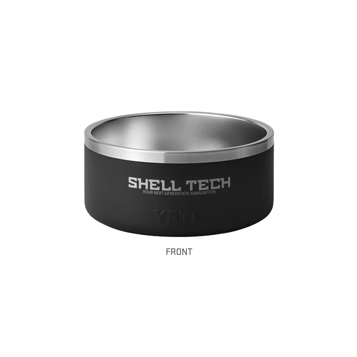 Shell Tech Dog Bowl with Shell Tech Logo and your next generation of ammo